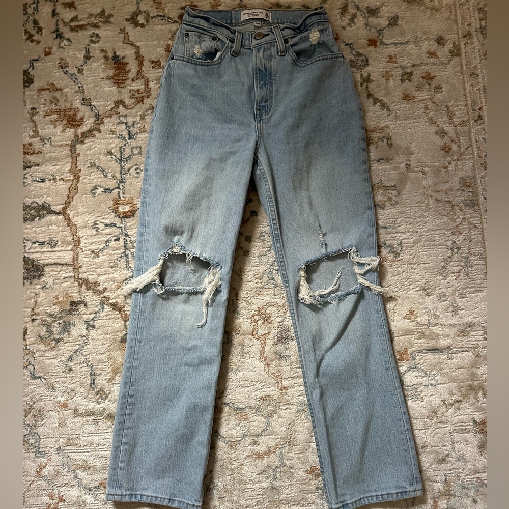 Abercrombie & Fitch Light Blue Denim Jeans
